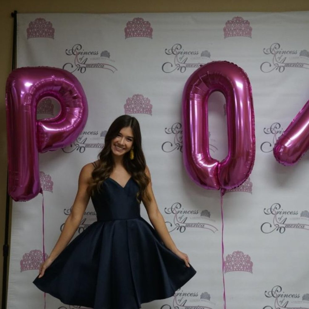 Navy Alyce Paris cocktail size 6